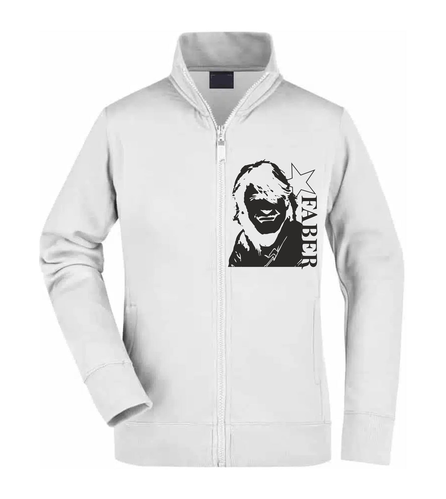 Felpa Unisex Full Zip - FABER - Super vestibilità Top qualità