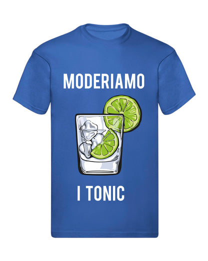 T-Shirt Uomo Donna & Bambino - MODERIAMO I TONIC - Maglietta Maglia Tshirt Super vestibilità Top qualità