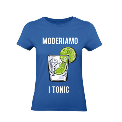 T-Shirt Uomo Donna & Bambino - MODERIAMO I TONIC - Maglietta Maglia Tshirt Super vestibilità Top qualità