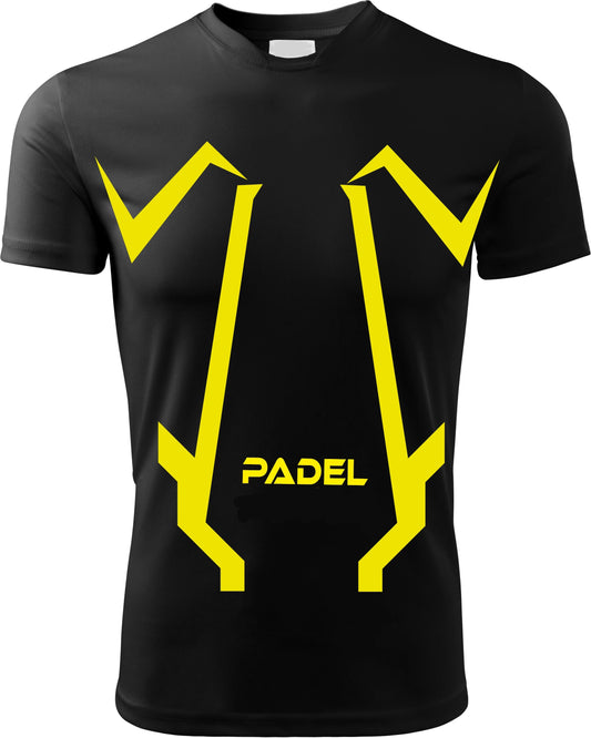 T-Shirt PADEL in Tessuto Dry Fit UNISEX - Robot - Elasticizzato e Traspirante Maglietta Maglia Sport Super vestibilità Top qualità