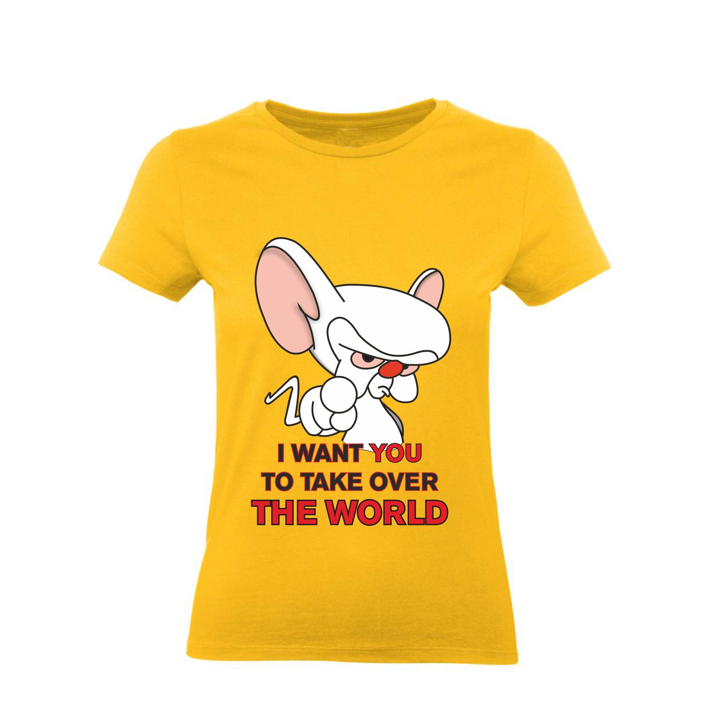 T-Shirt Uomo, Donna & Bambino - I WANT YOU TO TAKE OVER THE WORLD - Maglietta Maglia Tshirt Super vestibilità Top qualità