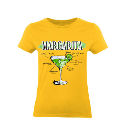 T-Shirt Uomo Donna & Bambino - MARGARITA - Maglietta Maglia Tshirt Super vestibilità Top qualità