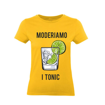 T-Shirt Uomo Donna & Bambino - MODERIAMO I TONIC - Maglietta Maglia Tshirt Super vestibilità Top qualità