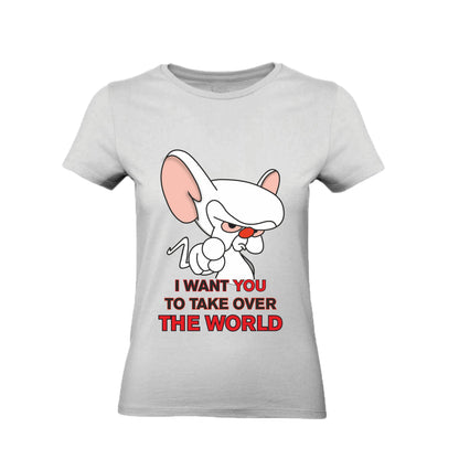 T-Shirt Uomo, Donna & Bambino - I WANT YOU TO TAKE OVER THE WORLD - Maglietta Maglia Tshirt Super vestibilità Top qualità