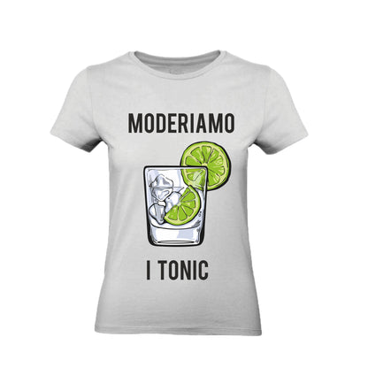 T-Shirt Uomo Donna & Bambino - MODERIAMO I TONIC - Maglietta Maglia Tshirt Super vestibilità Top qualità