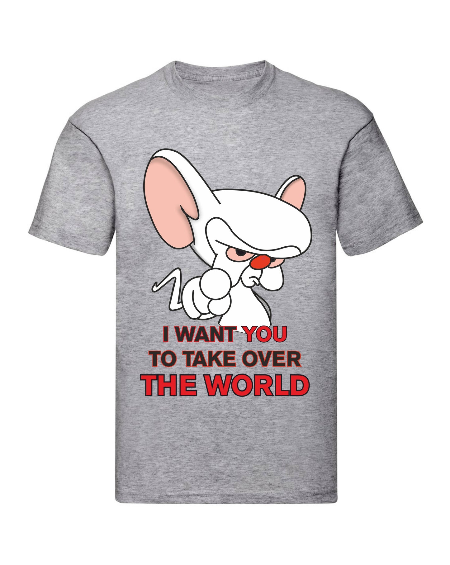 T-Shirt Uomo, Donna & Bambino - I WANT YOU TO TAKE OVER THE WORLD - Maglietta Maglia Tshirt Super vestibilità Top qualità