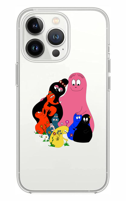 Cover Compatibile Con Tutti i Modelli iPhone - BARBAPAPÀ - Trasparente UltraSottili AntiGraffio Antiurto Case Custodia Marca