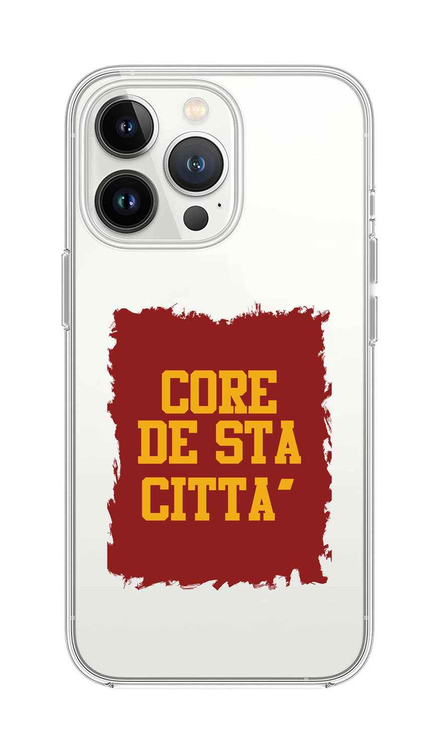 Cover Compatibile Con Tutti i Modelli iPhone - CORE DE STA CITTÀ - Trasparente UltraSottili AntiGraffio Antiurto Case Custodia Marca