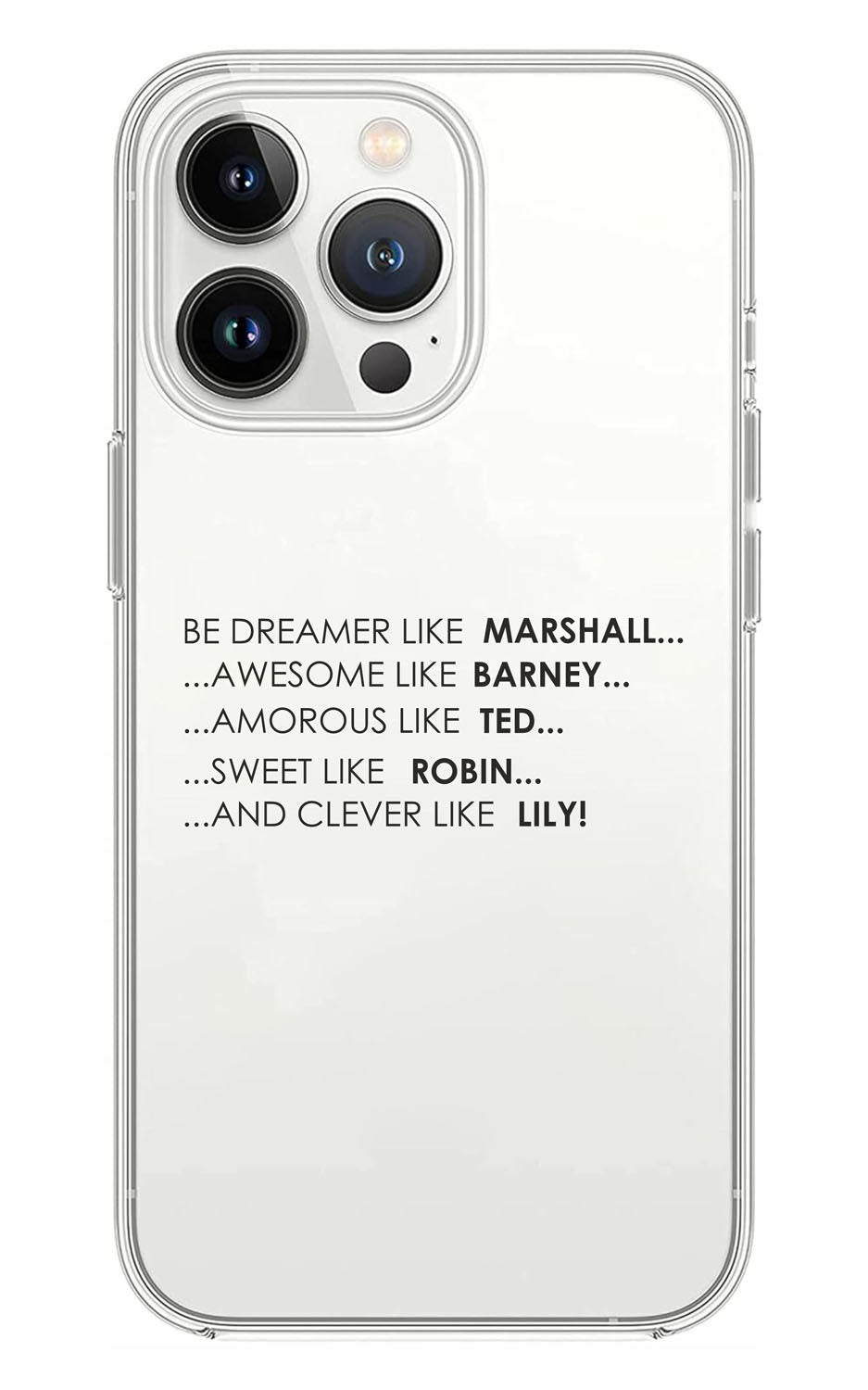 Cover Compatibile Con Tutti i Modelli iPhone - HOW I MET YOUR MOTHER  - Trasparente UltraSottili AntiGraffio Antiurto Case Custodia Marca