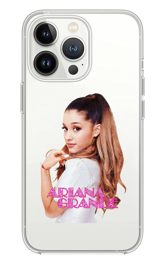 Cover Compatibile Con Tutti i Modelli iPhone - ARIANA GRANDE - Trasparente UltraSottili AntiGraffio Antiurto Case Custodia Marca