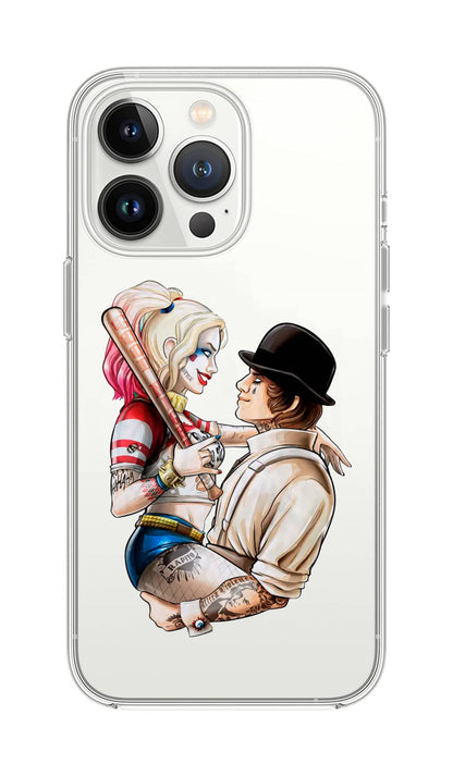 Cover Compatibile Con Tutti i Modelli iPhone - HARLEY E ALEX  - Trasparente UltraSottili AntiGraffio Antiurto Case Custodia Marca