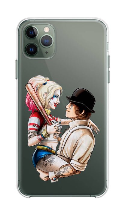 Cover Compatibile Con Tutti i Modelli iPhone - HARLEY E ALEX  - Trasparente UltraSottili AntiGraffio Antiurto Case Custodia Marca