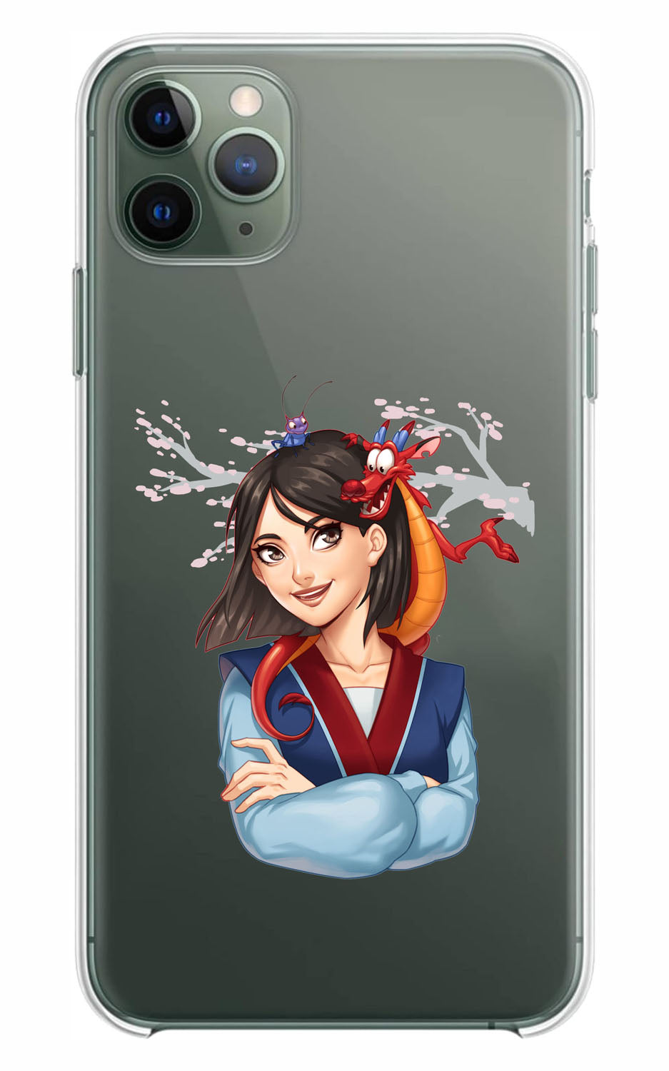 Cover Compatibile Con Tutti i Modelli iPhone - MULAN - Trasparente UltraSottili AntiGraffio Antiurto Case Custodia Marca