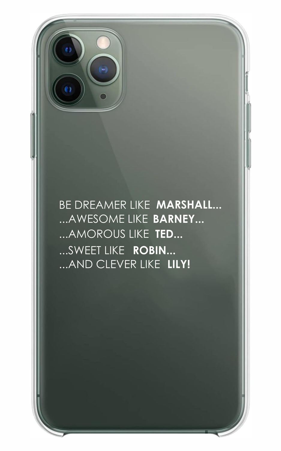 Cover Compatibile Con Tutti i Modelli iPhone - HOW I MET YOUR MOTHER  - Trasparente UltraSottili AntiGraffio Antiurto Case Custodia Marca