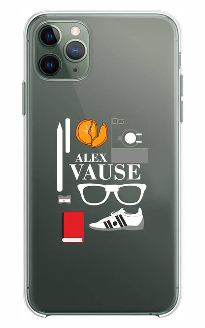 Cover Compatibile Con Tutti i Modelli iPhone - ALEX VAUSE - Trasparente UltraSottili AntiGraffio Antiurto Case Custodia Marca