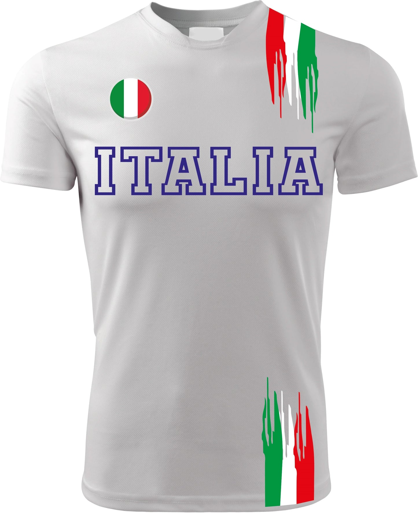 T-Shirt PADEL in Tessuto Dry Fit UNISEX - Divisa Italia - Elasticizzato e Traspirante Maglietta Maglia Sport Super vestibilità Top qualità