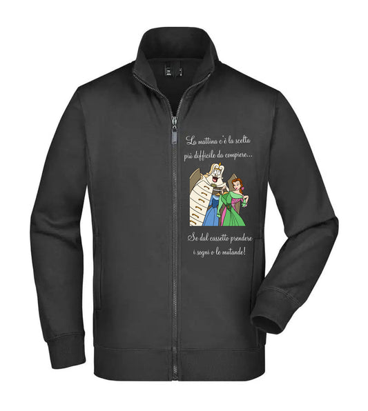 Felpa Unisex Full Zip - BELLE CARTOON - Super vestibilità Top qualità