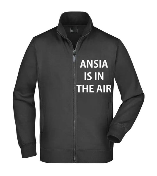 Felpa Unisex Full Zip - ANSIA IS IN THE AIR - Super vestibilità Top qualità