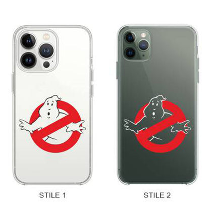 Cover Compatibile Con Tutti i Modelli iPhone - GHOSTBUSTERS - Trasparente UltraSottili AntiGraffio Antiurto Case Custodia Marca