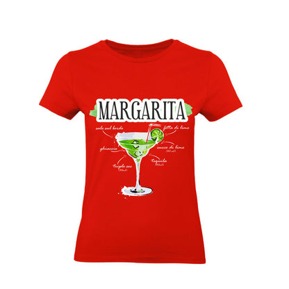 T-Shirt Uomo Donna & Bambino - MARGARITA - Maglietta Maglia Tshirt Super vestibilità Top qualità