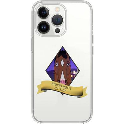 Cover Compatibile Con Tutti i Modelli iPhone - BOJACK HORSEMAN - Trasparente UltraSottili AntiGraffio Antiurto Case Custodia Marca