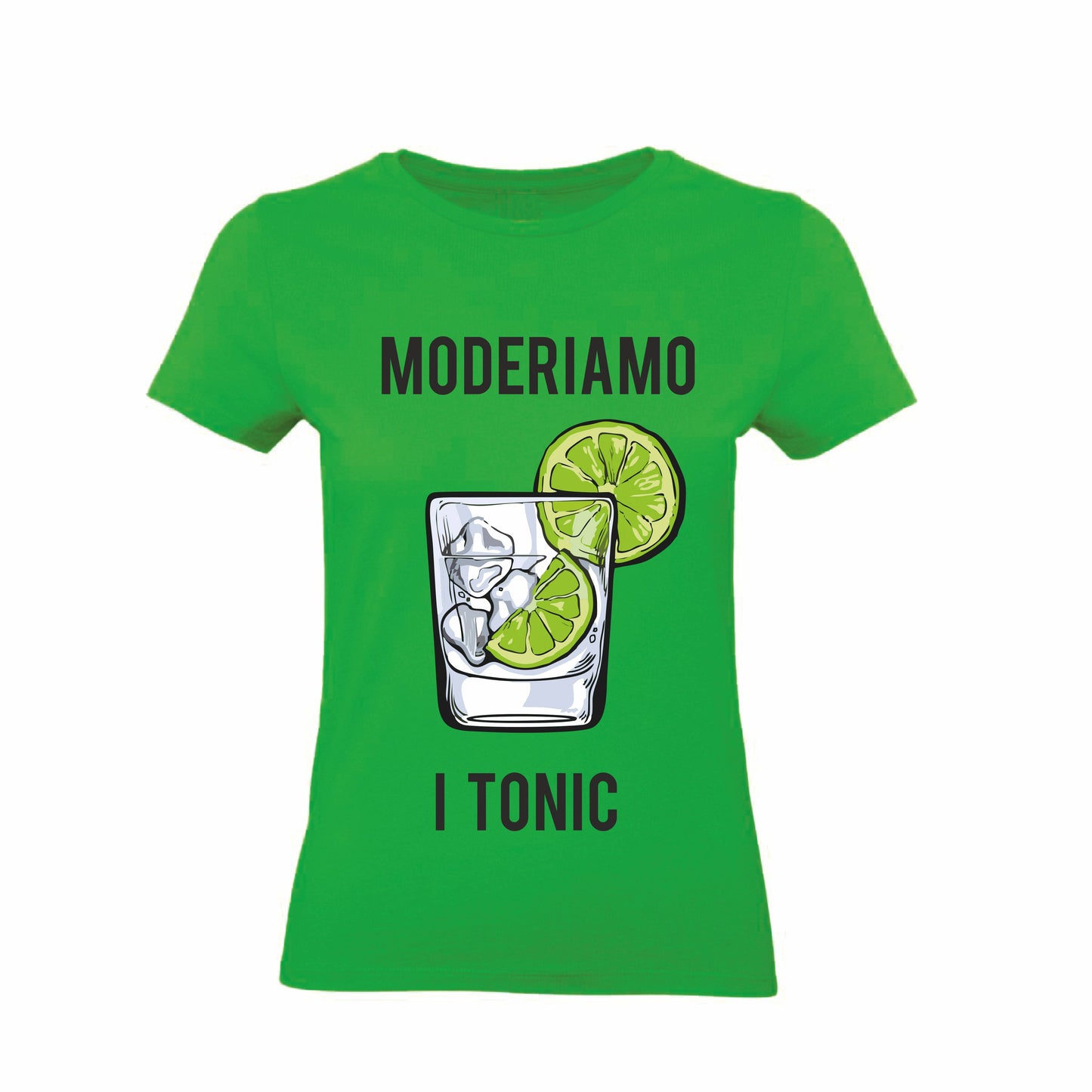 T-Shirt Uomo Donna & Bambino - MODERIAMO I TONIC - Maglietta Maglia Tshirt Super vestibilità Top qualità