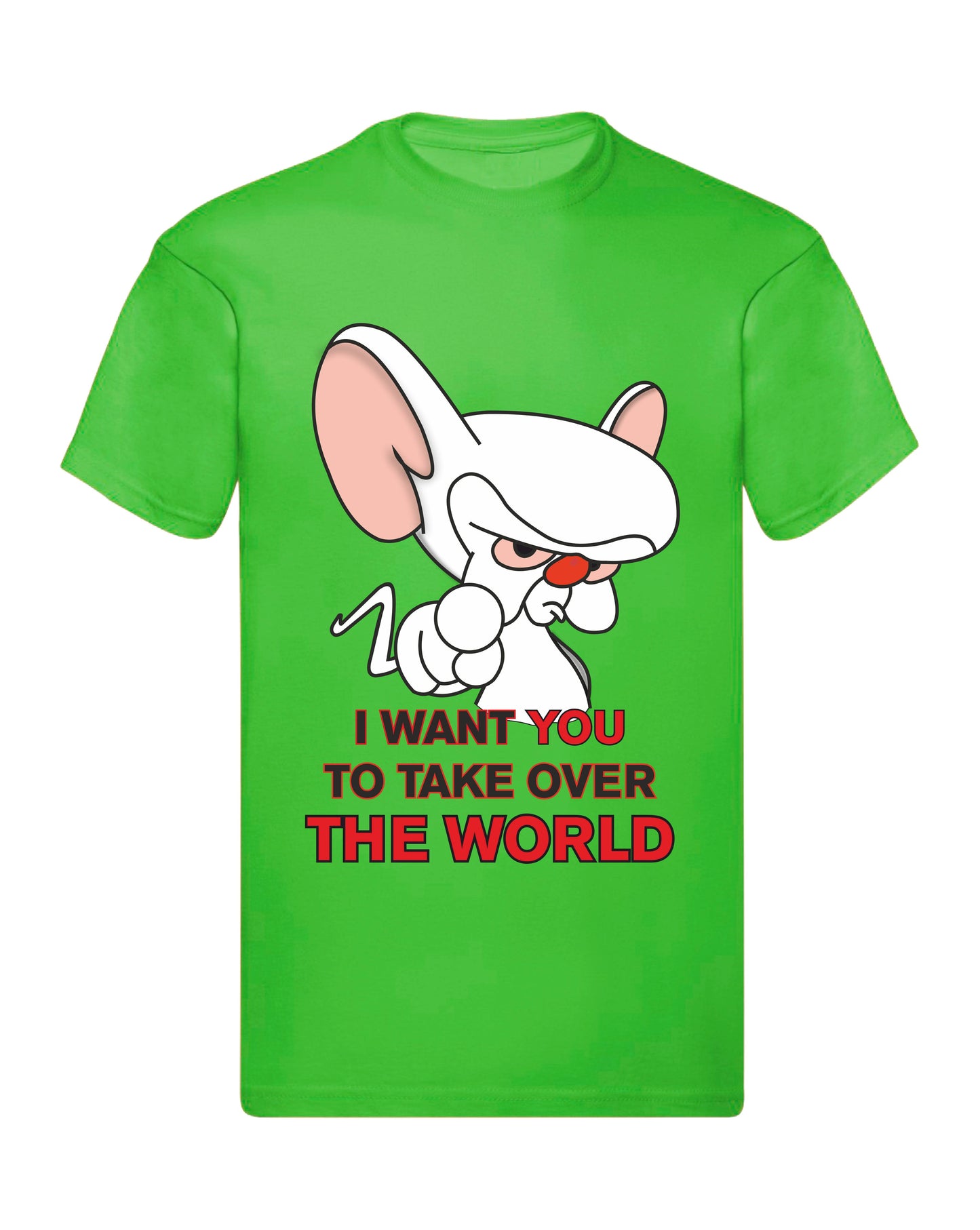 T-Shirt Uomo, Donna & Bambino - I WANT YOU TO TAKE OVER THE WORLD - Maglietta Maglia Tshirt Super vestibilità Top qualità