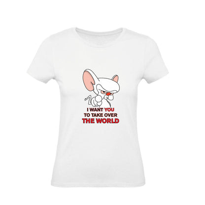 T-Shirt Uomo, Donna & Bambino - I WANT YOU TO TAKE OVER THE WORLD - Maglietta Maglia Tshirt Super vestibilità Top qualità