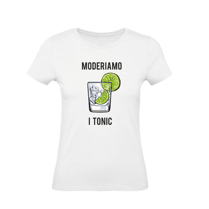 T-Shirt Uomo Donna & Bambino - MODERIAMO I TONIC - Maglietta Maglia Tshirt Super vestibilità Top qualità