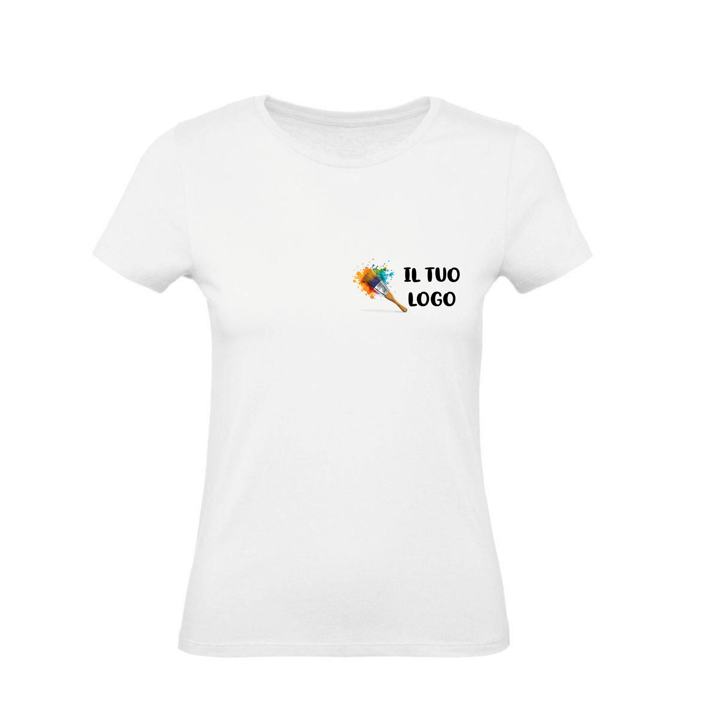 Stock 100 T-shirt Donna - Personalizzate con logo -  Maglietta Super vestibilità Top qualità