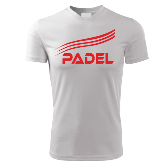 T-Shirt PADEL in Tessuto Dry Fit UNISEX - Linee - Elasticizzato e Traspirante Maglietta Maglia Sport Super vestibilità Top qualità