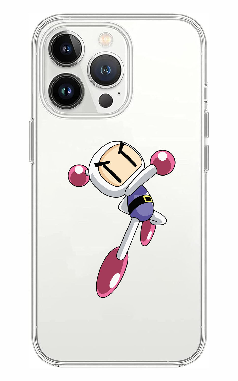 Cover Compatibile Con Tutti i Modelli iPhone - BOMBERMAN - Trasparente UltraSottili AntiGraffio Antiurto Case Custodia Marca