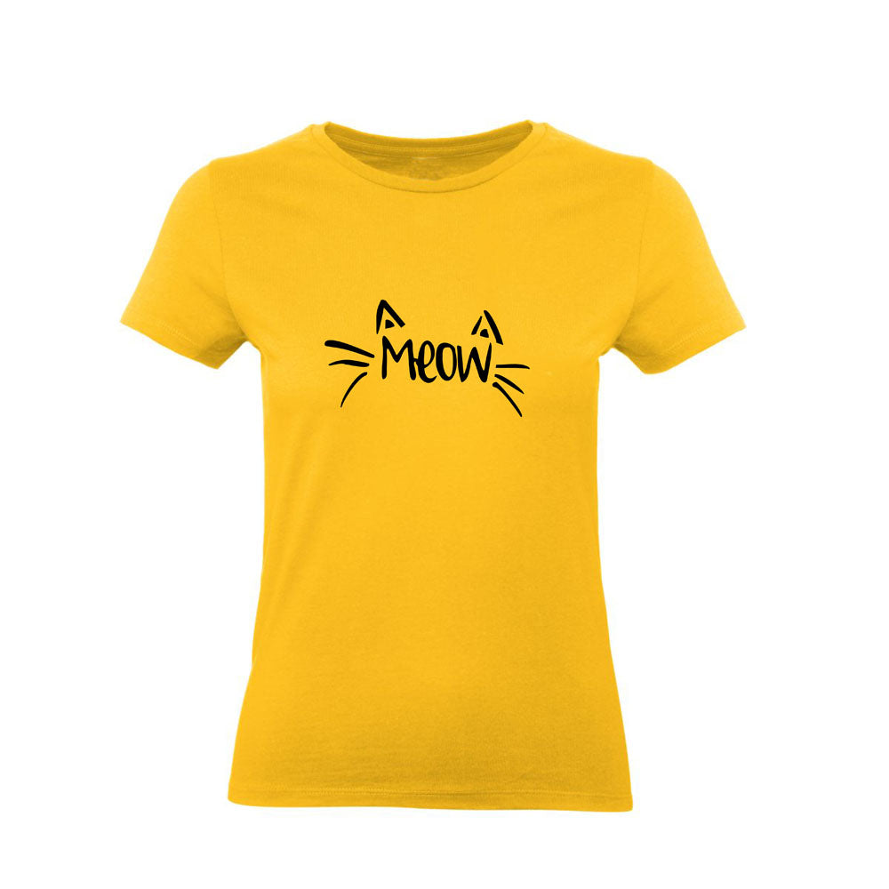 T-Shirt Donna & Bambino - MEOW - Maglietta Maglia Tshirt Super vestibilità Top qualità