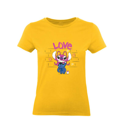 T-Shirt Uomo Donna & Bambino - MURALES LOVE  - Maglietta Maglia Tshirt Super vestibilità Top qualità