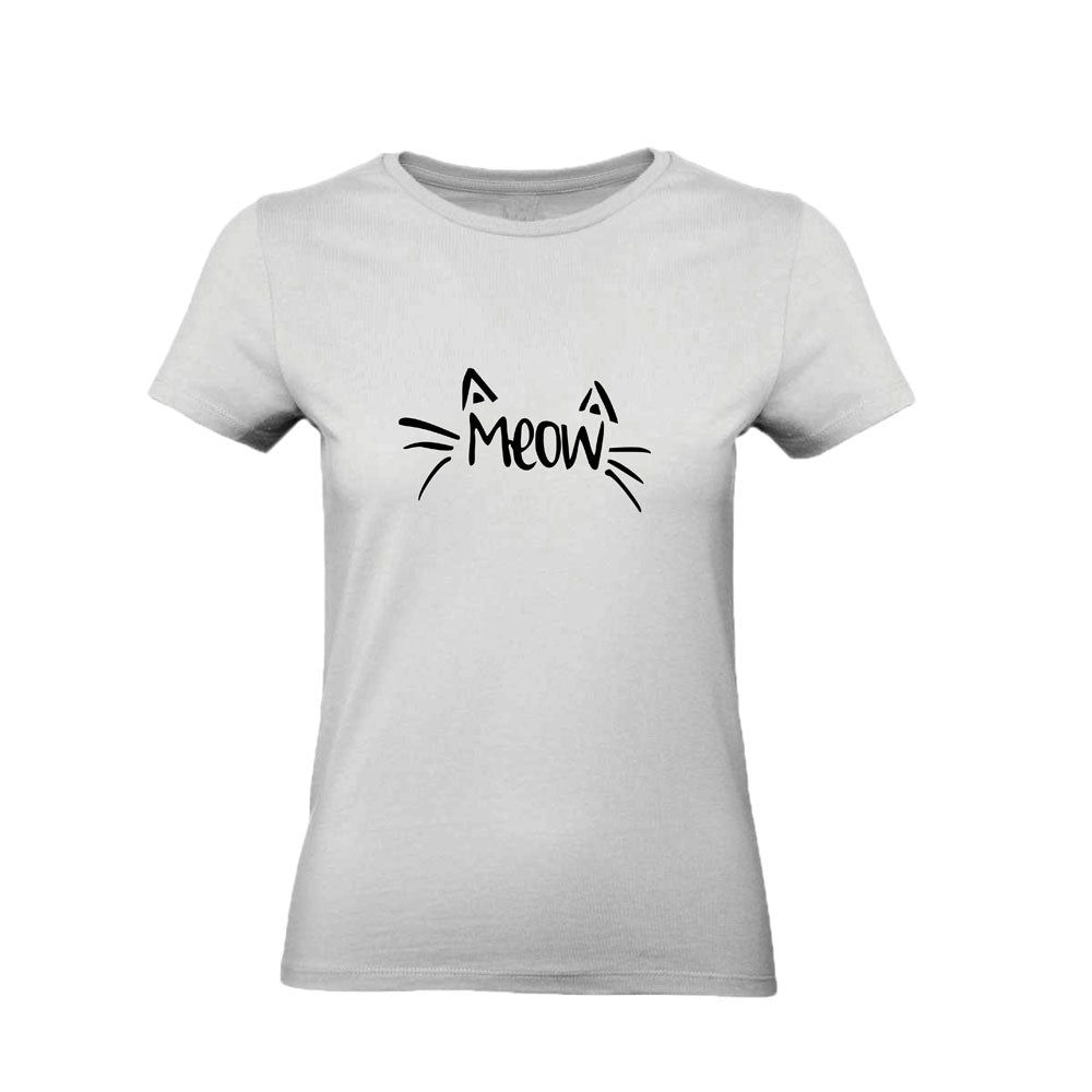 T-Shirt Donna & Bambino - MEOW - Maglietta Maglia Tshirt Super vestibilità Top qualità