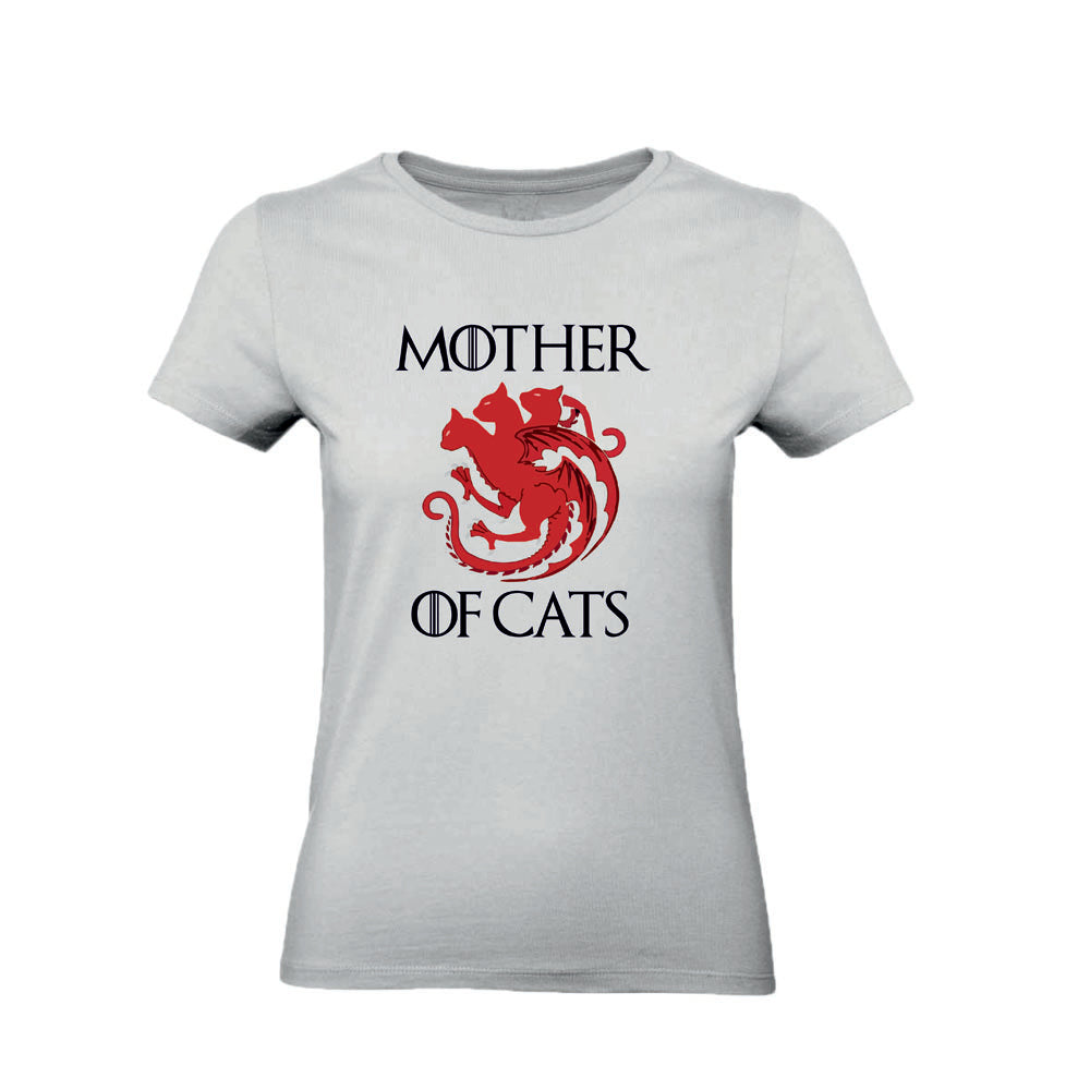 T-Shirt Donna & Bambino - MOTHER OF CATS - Maglietta Maglia Tshirt Super vestibilità Top qualità