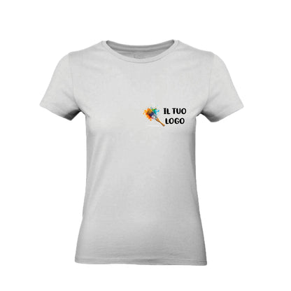 Stock 100 T-shirt Donna - Personalizzate con logo -  Maglietta Super vestibilità Top qualità