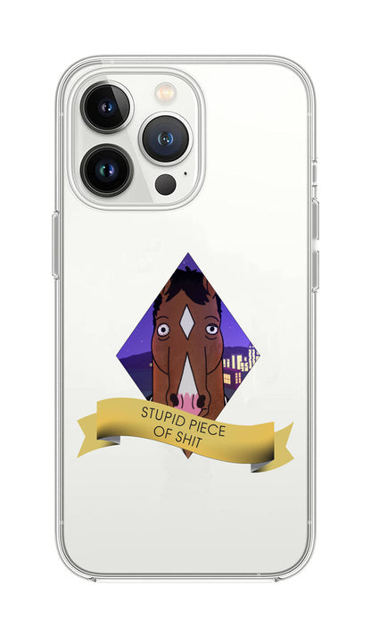 Cover Compatibile Con Tutti i Modelli iPhone - BOJACK HORSEMAN - Trasparente UltraSottili AntiGraffio Antiurto Case Custodia Marca