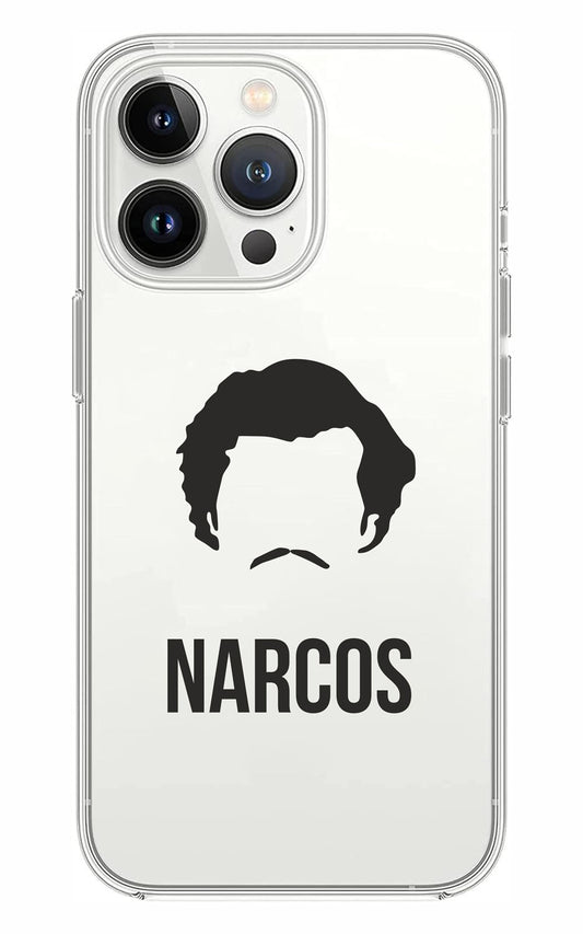 Cover Compatibile Con Tutti i Modelli iPhone - NARCOS SILHOUETTE - Trasparente UltraSottili AntiGraffio Antiurto Case Custodia Marca