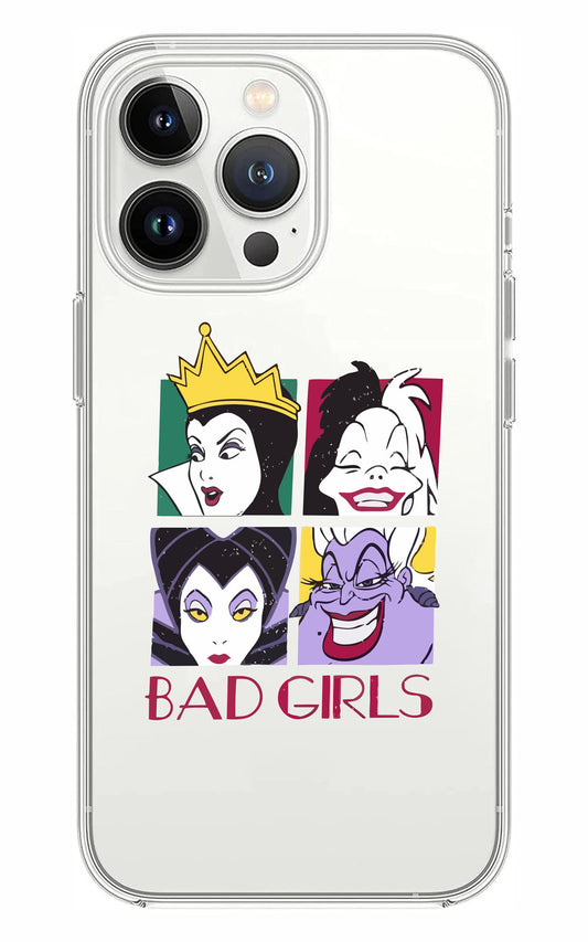 Cover Compatibile Con Tutti i Modelli iPhone - BAD GIRLS - Trasparente UltraSottili AntiGraffio Antiurto Case Custodia Marca