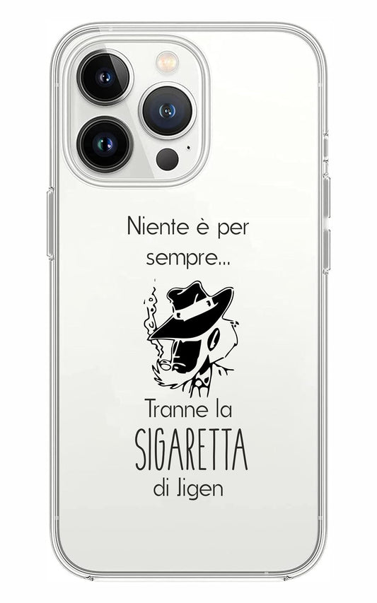 Cover Compatibile Con Tutti i Modelli iPhone - NIENTE È PER SEMPRE - Trasparente UltraSottili AntiGraffio Antiurto Case Custodia Marca