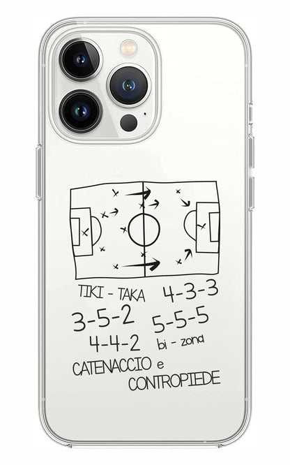 Cover Compatibile Con Tutti i Modelli iPhone - FANTACALCIO - Trasparente UltraSottili AntiGraffio Antiurto Case Custodia Marca