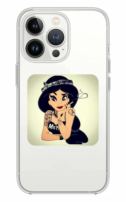 Cover Compatibile Con Tutti i Modelli iPhone - BAD JASMINE - Trasparente UltraSottili AntiGraffio Antiurto Case Custodia Marca