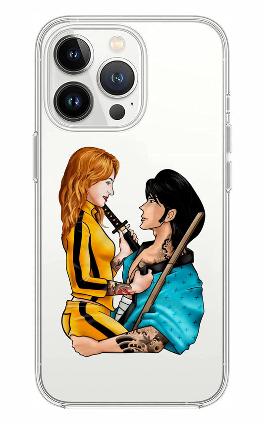 Cover Compatibile Con Tutti i Modelli iPhone - BEATRIX E GOEMON - Trasparente UltraSottili AntiGraffio Antiurto Case Custodia Marca