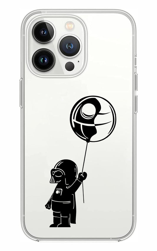 Cover Compatibile Con Tutti i Modelli iPhone - BABY DARTH VADER - Trasparente UltraSottili AntiGraffio Antiurto Case Custodia Marca