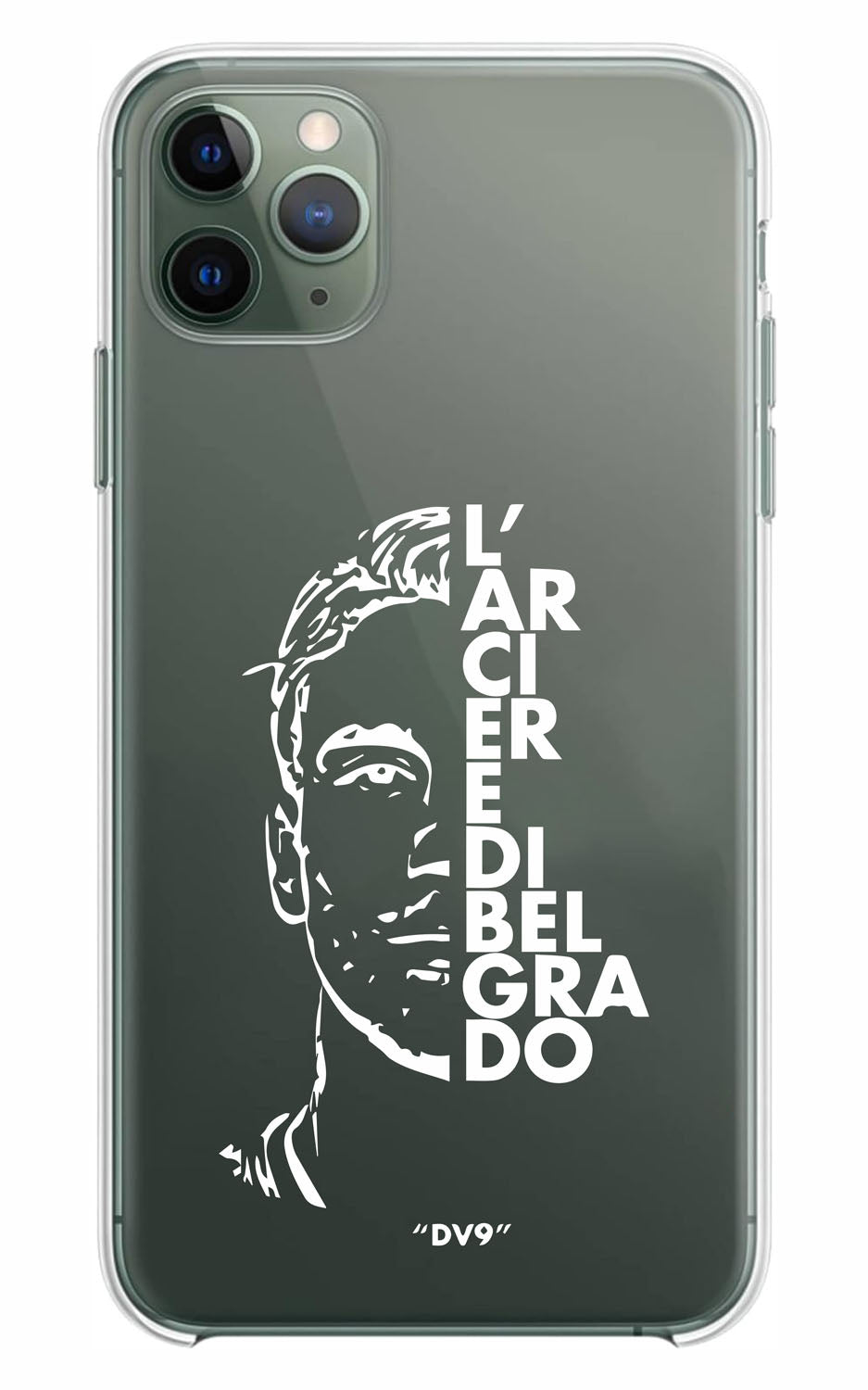 Cover Compatibile Con Tutti i Modelli iPhone - L'ARCIERE DEL BELGRADO - Trasparente UltraSottili AntiGraffio Antiurto Case Custodia Marca