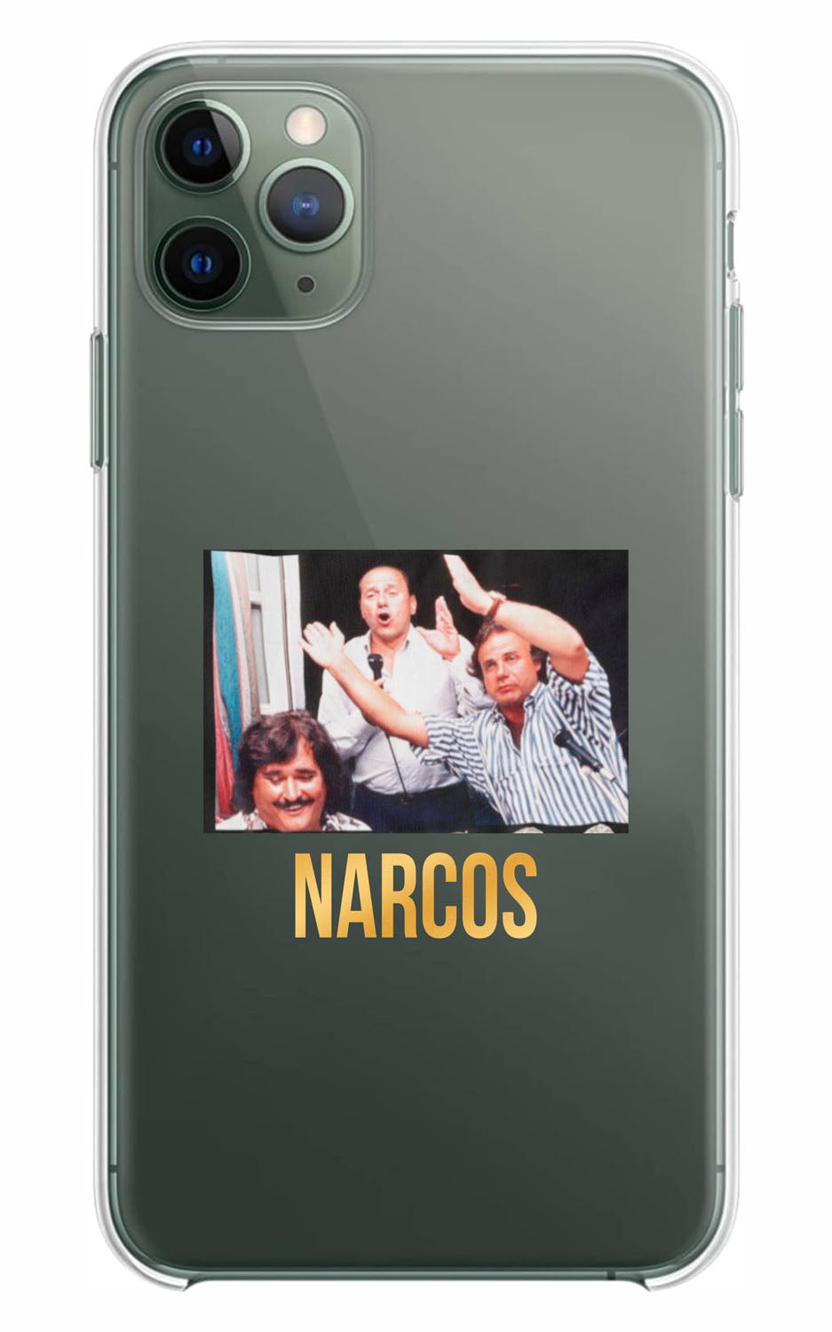 Cover Compatibile Con Tutti i Modelli iPhone - NARCOS PERSONAGGI - Trasparente UltraSottili AntiGraffio Antiurto Case Custodia Marca