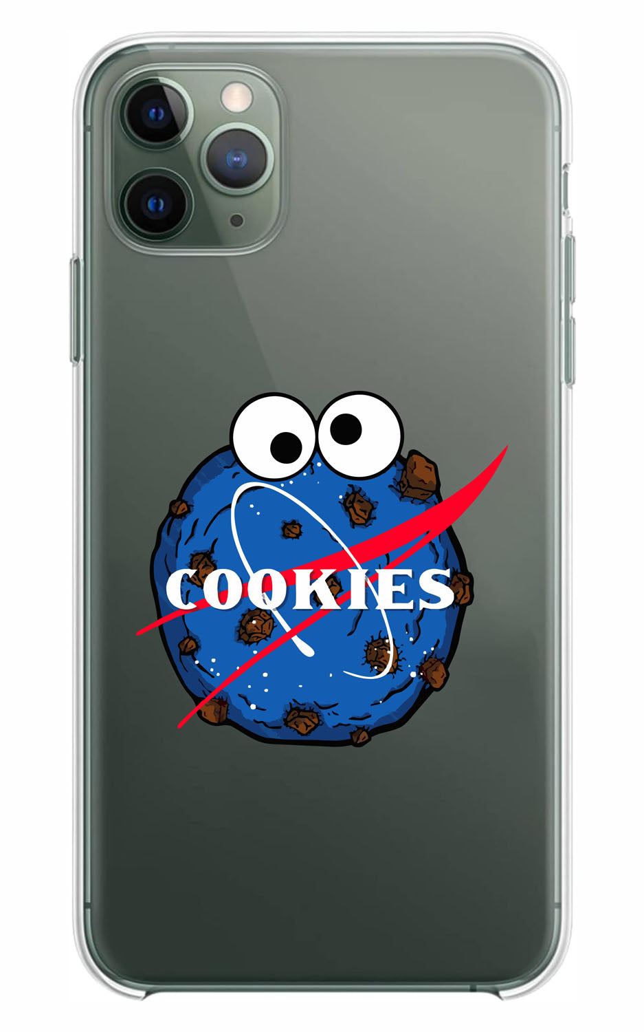 Cover Compatibile Con Tutti i Modelli iPhone - COOKIES - Trasparente UltraSottili AntiGraffio Antiurto Case Custodia Marca