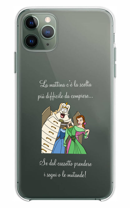 Cover Compatibile Con Tutti i Modelli iPhone - BELLE ARMADIO - Trasparente UltraSottili AntiGraffio Antiurto Case Custodia Marca