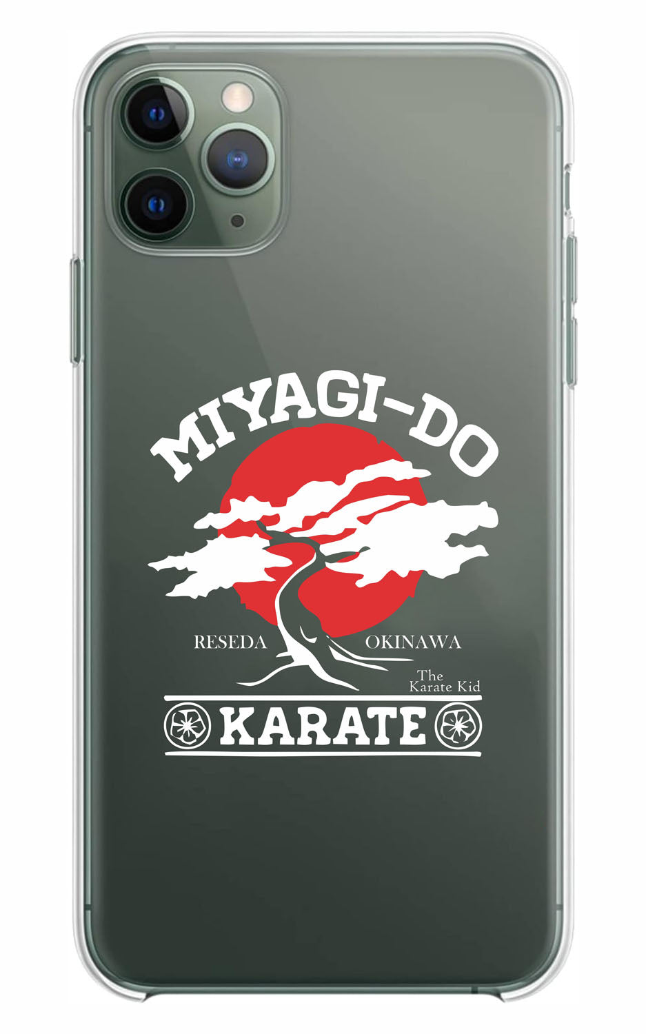 Cover Compatibile Con Tutti i Modelli iPhone - KARATE KID - Trasparente UltraSottili AntiGraffio Antiurto Case Custodia Marca